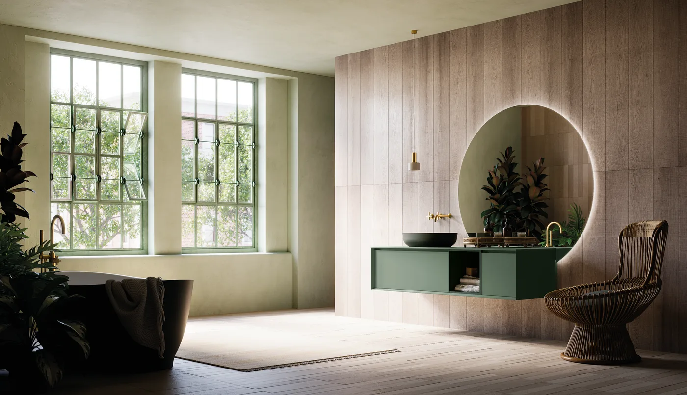 Alto &mdash; Hochschrank und Spiegel